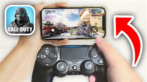 how to play cod mobile with ps4 controller on iphone