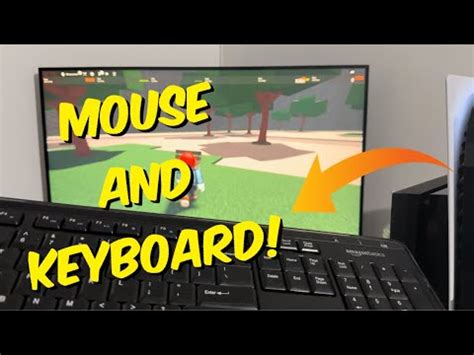 how to play keyboard and mouse on ps4 roblox