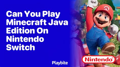 how to play minecraft java edition on switch