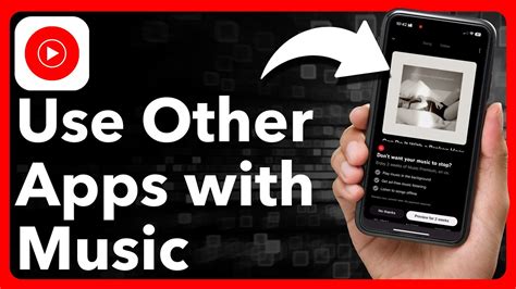 how to play music on youtube while using other apps