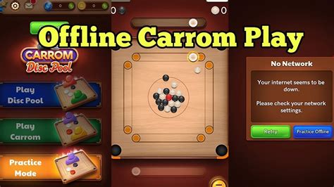 how to play offline in carrom disc pool