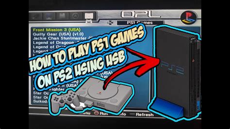 how to play ps1 games on ps2 using usb