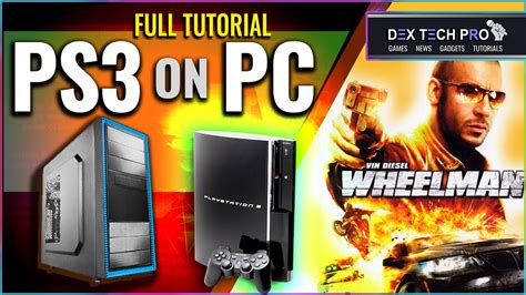 how to play ps3 games on pc with disc