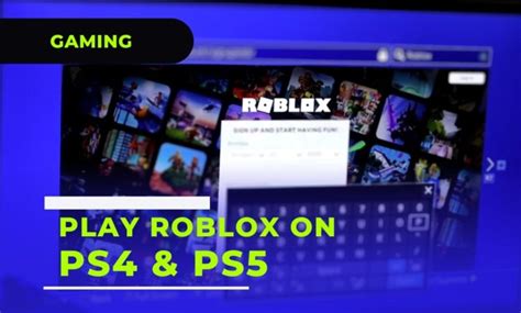 how to play roblox on a ps4