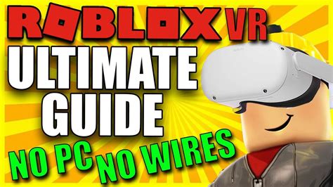 how to play roblox with pcvr