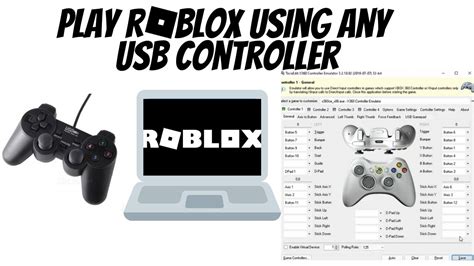 how to play roblox with usb controller on pc