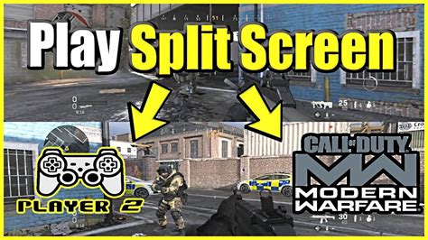 how to play split screen cod on pc