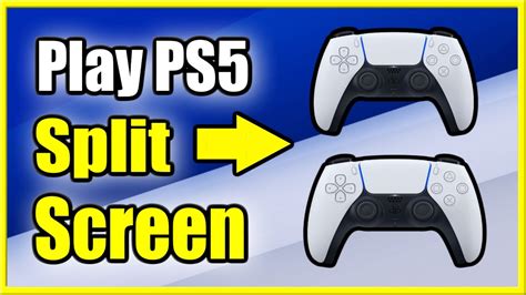 how to play split screen cod ps5