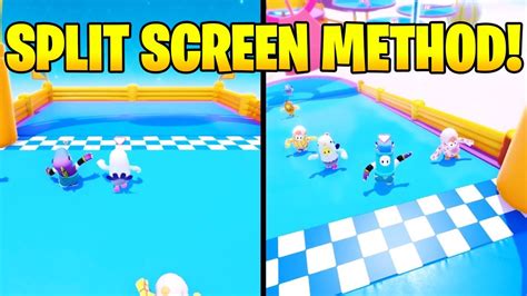 how to play split screen in fall guys