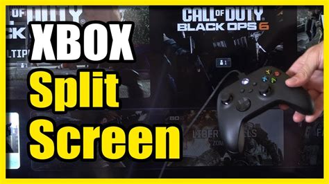 how to play split screen on cod 6 zombies xbox