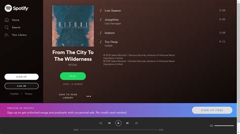 how to play spotify on web browser