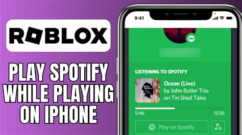 how to play spotify while playing roblox on iphone without headphones