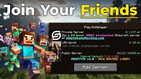 how to play with your friends on minecraft java for free