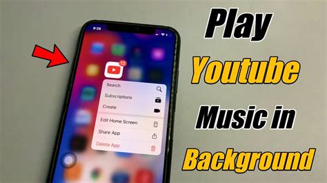 how to play youtube music in background while using other apps