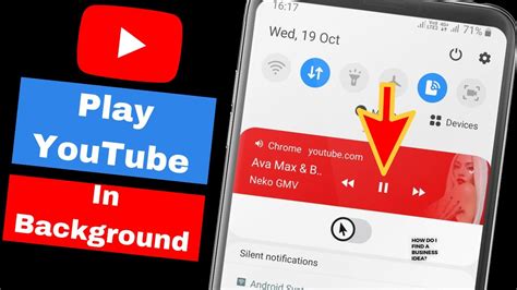 how to play youtube when using other apps