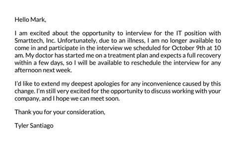 how to politely cancel an interview via email