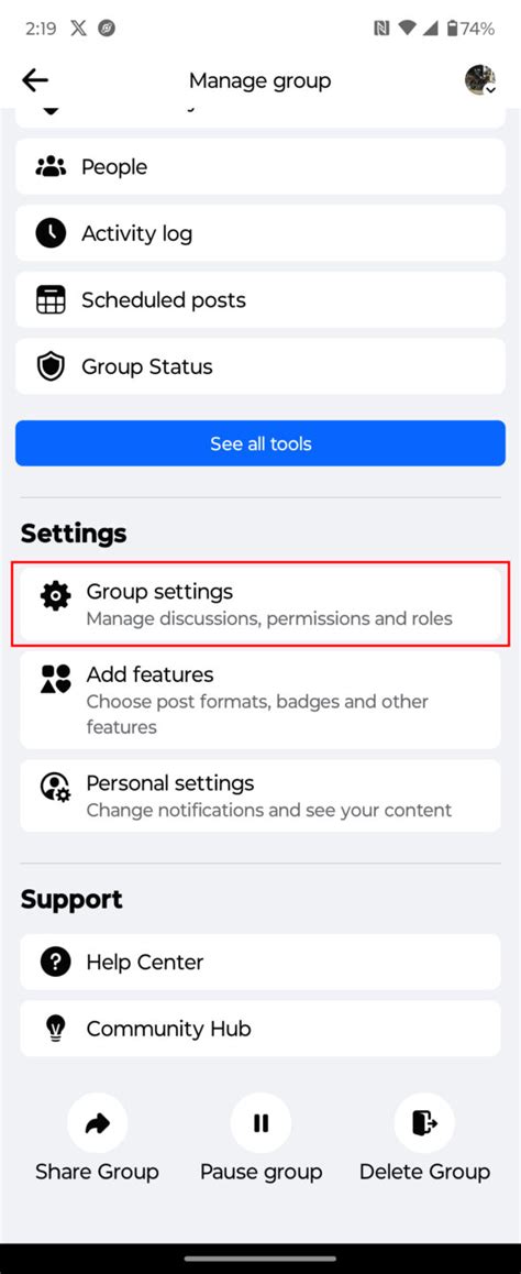 how to post in a facebook group anonymously on mobile