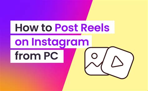 how to post reels on facebook from pc
