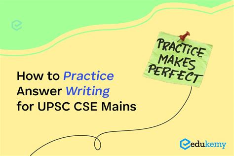 how to practice answer writing