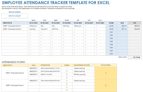 how to prepare employee attendance sheet in excel