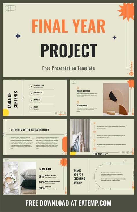 how to prepare final year project presentation