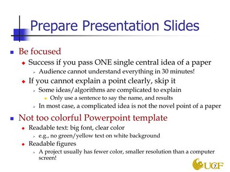 how to prepare for presentation in college