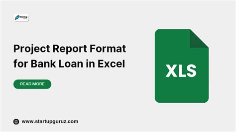 how to prepare project report for bank loan in excel