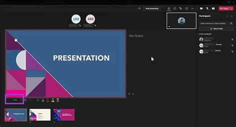 how to present a powerpoint slideshow in teams