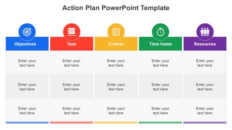 how to present action plan in ppt