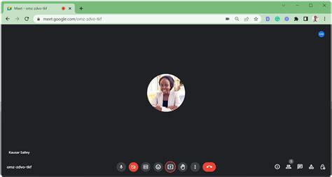 how to present canva presentation in google meet