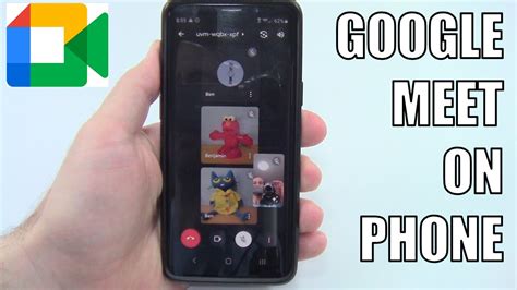 how to present in google meet using phone