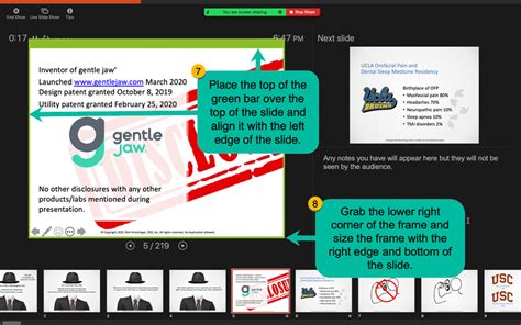 how to present powerpoint with notes hidden on zoom