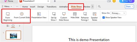 how to present ppt full screen