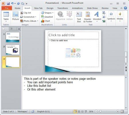 how to present slides with speaker notes