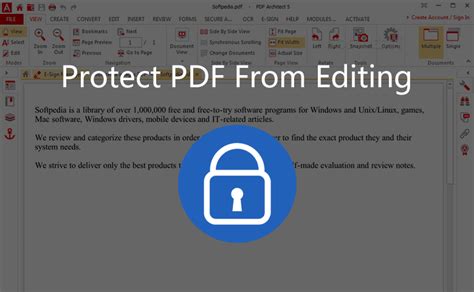 how to prevent others from editing pdf