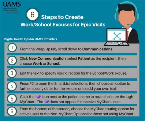 how to print a work excuse in epic