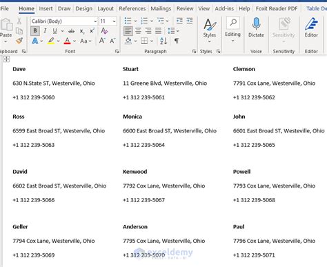 how to print avery 5160 labels in word from excel