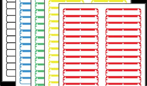 how to print avery file folder labels in word