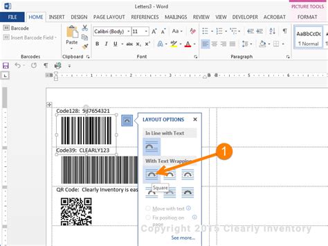 how to print barcodes using microsoft excel and word