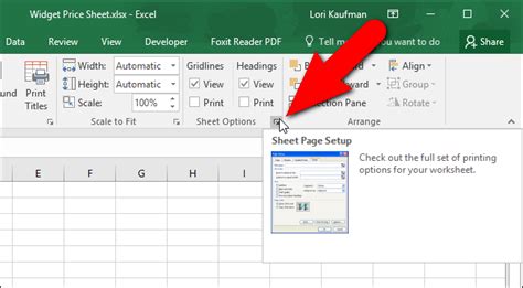 how to print comment in excel