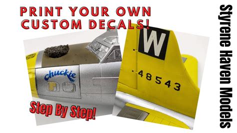 how to print custom decals