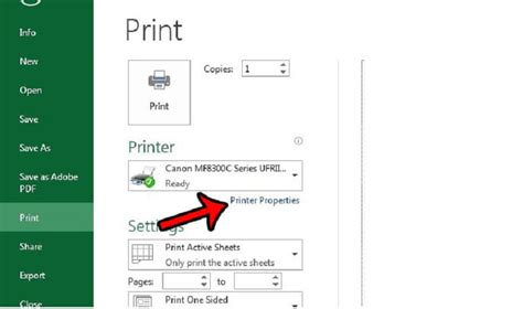 how to print excel in one pdf