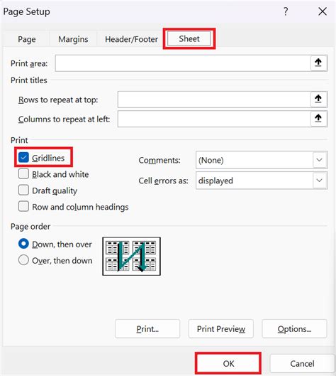 how to print excel notes