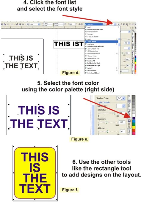 how to print labels in coreldraw