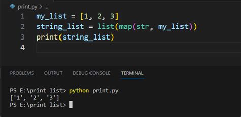 how to print list variable in python