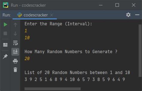 how to print multiple random numbers in python