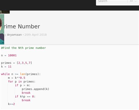 how to print nth prime number in python