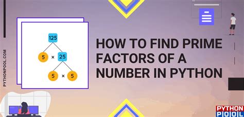 how to print prime factors of a number in python