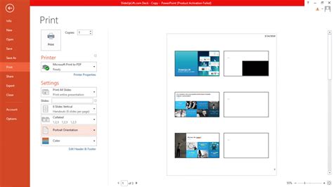how to print slide notes on powerpoint