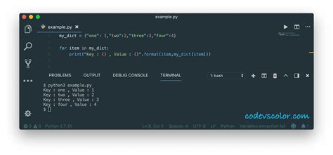 how to print values of dictionary in python using for loop